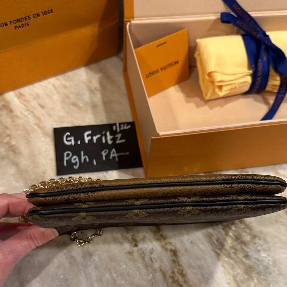 Louis Vuitton Reverse Monogram Double Pouchette w… - image 5